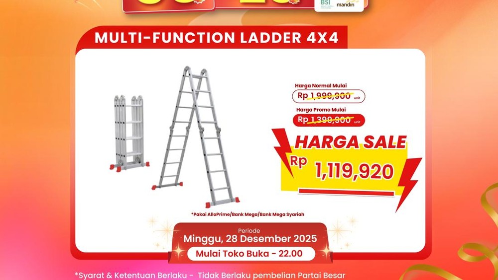Terbongkar! Strategi Jitu Belanja Hemat di Transmart Full Day Sale: Tangga Multifungsi Diskon Gila-gilaan, Raih Potongan Harga Hingga Jutaan Rupiah dengan Trik Ini!
