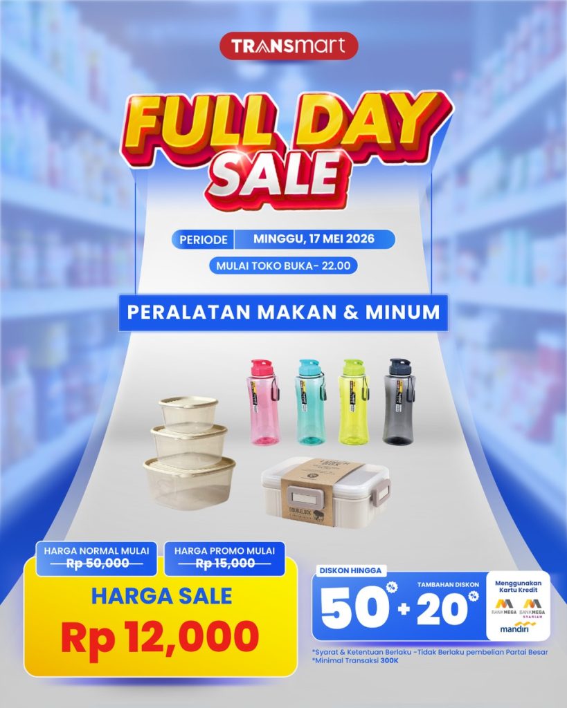 Ekonom Merapat! Transmart Gelar Diskon Spektakuler, Peralatan Makan 'Sultan' Kini Hanya Rp 12 Ribu, Cek Syaratnya!