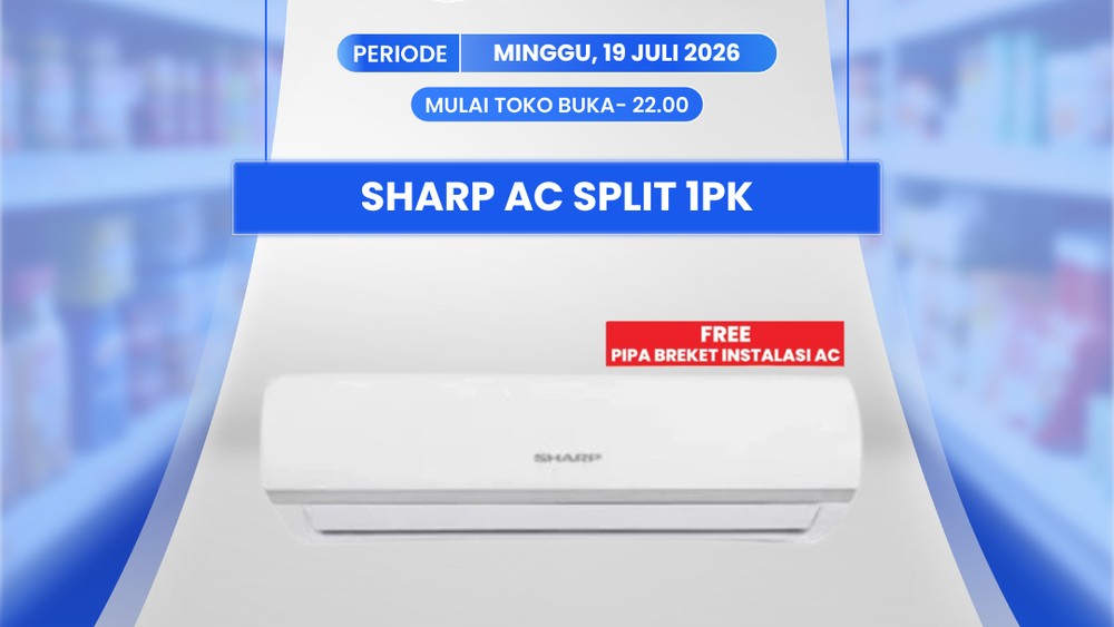 Terbongkar! AC SHARP 1 PK Cuma Rp 4 Juta di Transmart Full Day Sale: Ini Dia Rahasia Hemat Jutaan Rupiah!