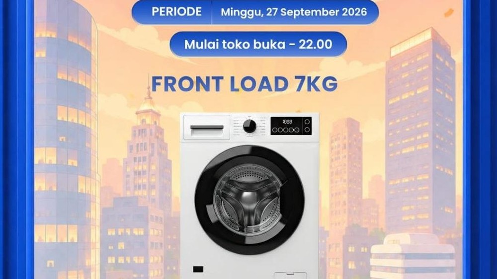 Serbu Diskon Mesin Cuci di Transmart
