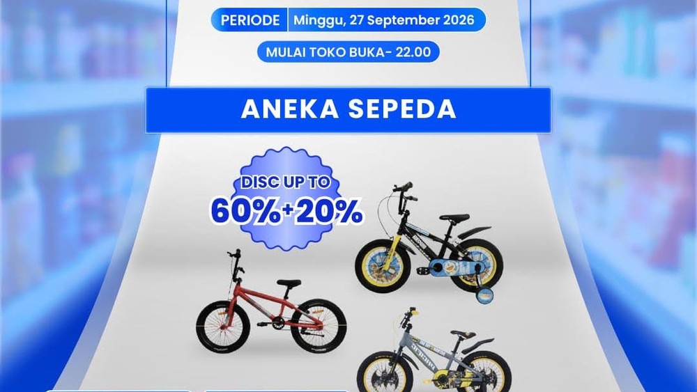 Transmart Obral Sepeda Harga Jauh Lebih Murah